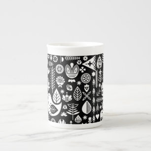 Nordic Scandinavian Christmas Bone China Mug