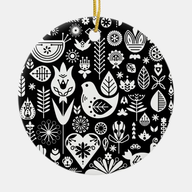 Nordic Scandinavian Christmas Decorations (Front)