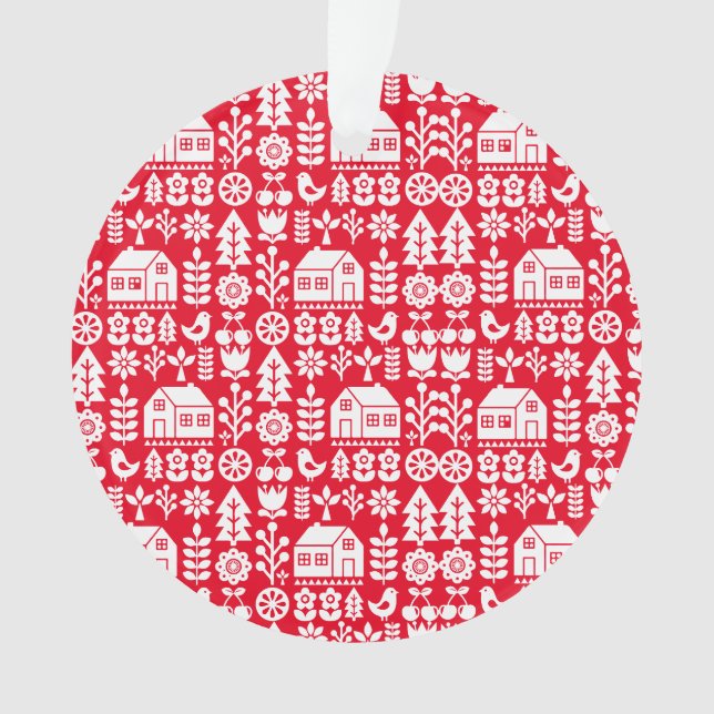 Nordic Scandinavian Christmas Decorations (Front)