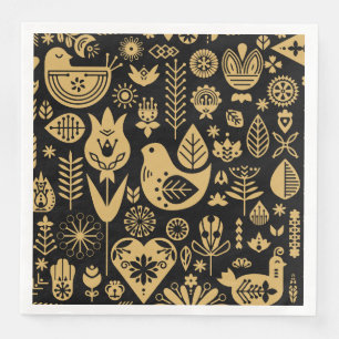 Nordic Scandinavian Christmas Decorations Napkin