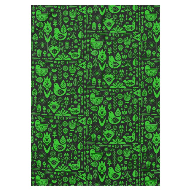 Nordic Scandinavian Christmas Decorations Tablecloth (Front)