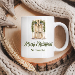 Nordic Scandinavian Christmas Mug Personalized