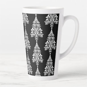 Nordic Scandinavian Christmas Tree Decorations Latte Mug
