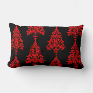 Nordic Scandinavian Christmas Tree Decorations Lumbar Pillow