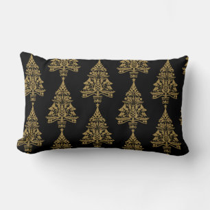 Nordic Scandinavian Christmas Tree Decorations Lumbar Pillow