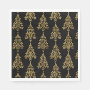 Nordic Scandinavian Christmas Tree Decorations Napkin