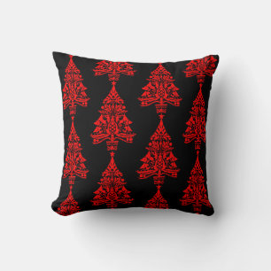 Nordic Scandinavian Christmas Tree Decorations Throw Pillow
