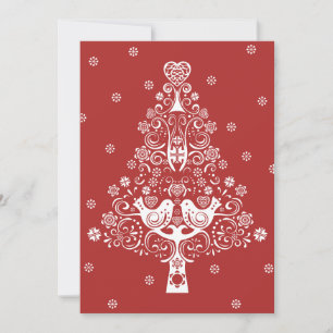 Nordic Scandinavian Christmas Tree Magic Announcement