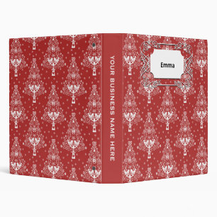 Nordic Scandinavian Christmas Tree Magic Binder
