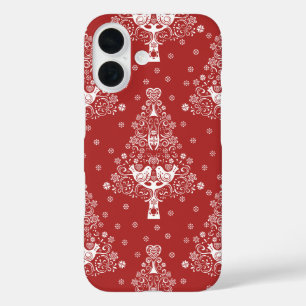 Nordic Scandinavian Christmas Tree Magic iPhone 16 Case