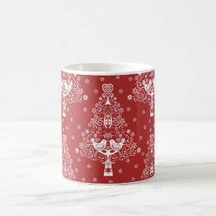 Nordic Scandinavian Christmas Tree Magic Coffee Mug