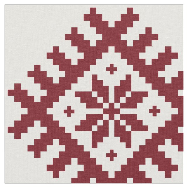 Nordic Star Fabric (Close Up)