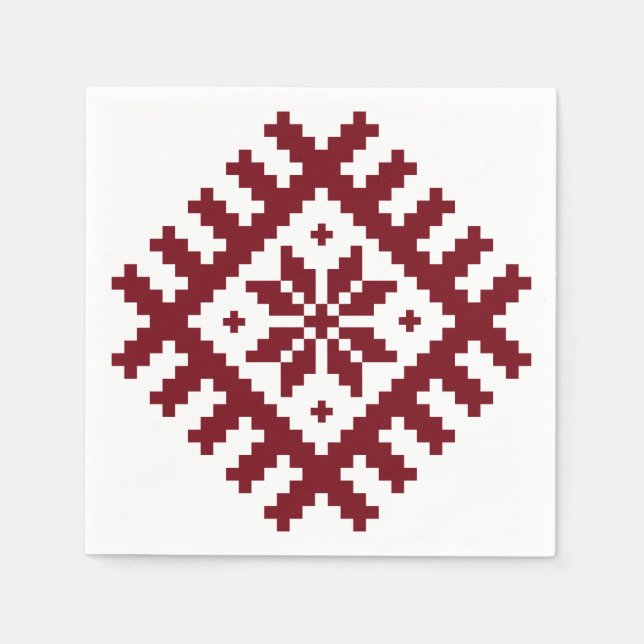Nordic star napkin (Front)