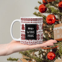 Nordic Style Christmas Sweater Personalized