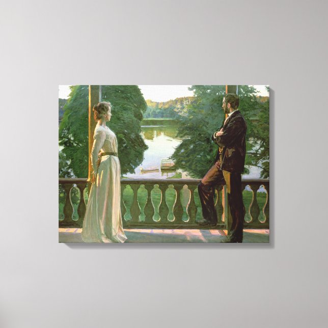 Nordic Summer Evening, 1899-1900 Canvas Print (Front)