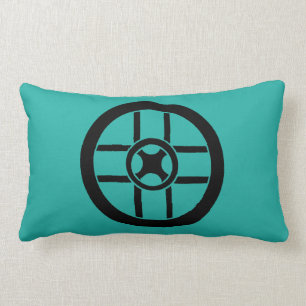 Nordic Symbol: Wheel Cross Lumbar Pillow