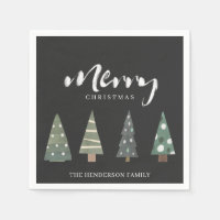 Nordic Trees Merry Christmas