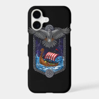 Nordic Viking Ship Raven