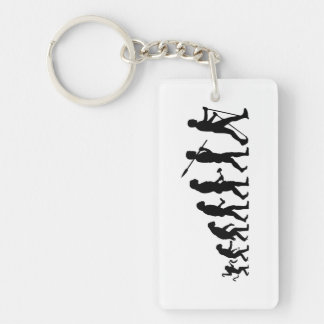 Nordic Walking Evolutionary theory of walking Keychain