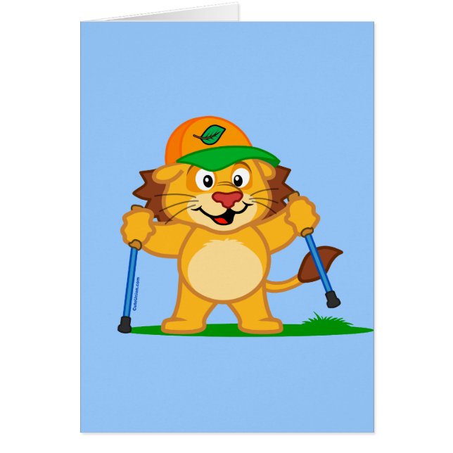 Nordic Walking Lion (Front)