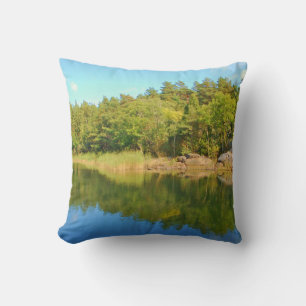 Nordic wilderness,Sverige, Throw Pillow