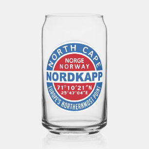 NORDKAPP Norway Can Glass
