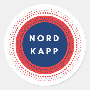 Nordkapp Norway Classic Round Sticker