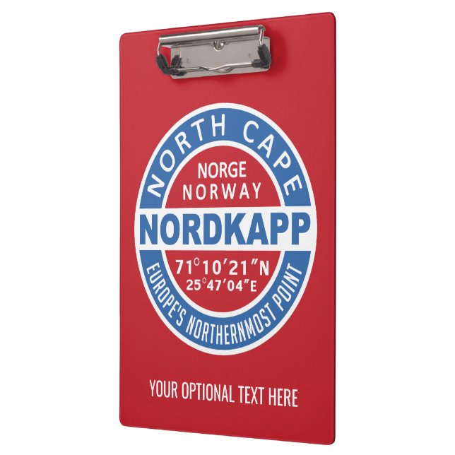 NORDKAPP Norway custom clipboardc Clipboard (Left)