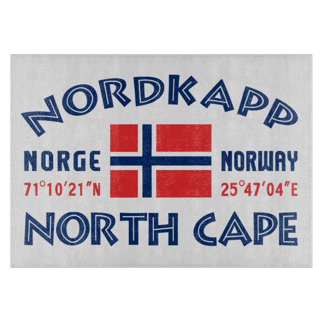NORDKAPP Norway cutting board (Front)