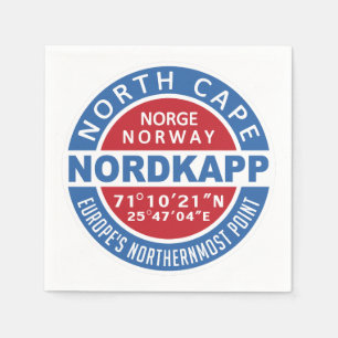 NORDKAPP Norway paper napkins