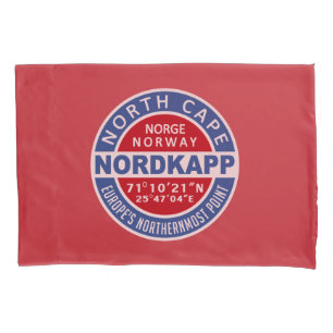 NORDKAPP Norway reversible pillowcases
