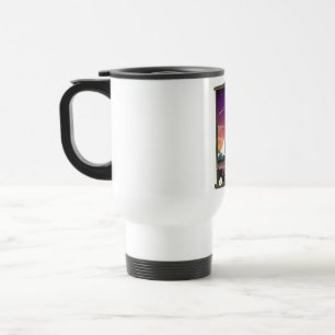 Norðurland eystra Iceland travel poster Mug