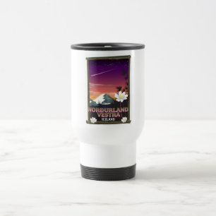 Norðurland vestra Iceland travel poster Mug
