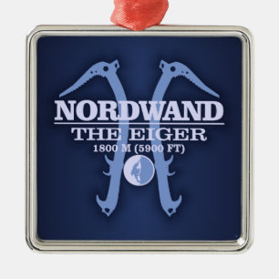 Nordwand "The Eiger" Metal Ornament