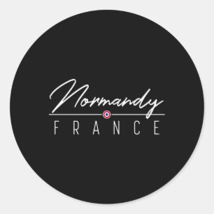 Nordy France Classic Round Sticker