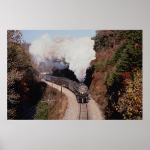 Norfolk and Western, No. 1218, near Old Fort, Nort Poster
