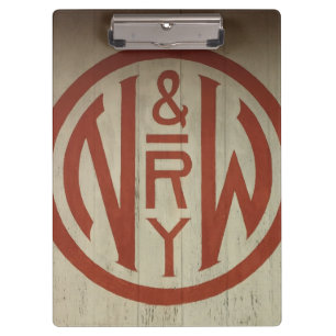 Norfolk and Western Railway Logo Clip Board