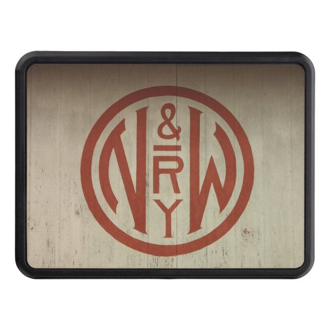 Norfolk and Western Railway Logo Hitch Cover (Front)