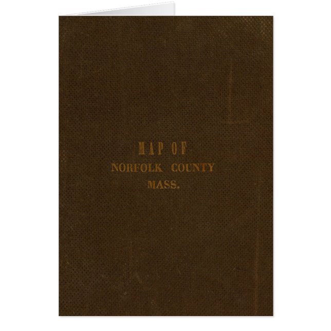 Norfolk County, Massachusetts (Front)