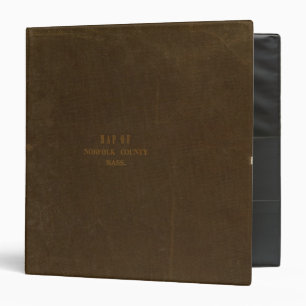 Norfolk County, Massachusetts Binder