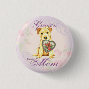 Norfolk Heart Mom 1 Inch Round Button