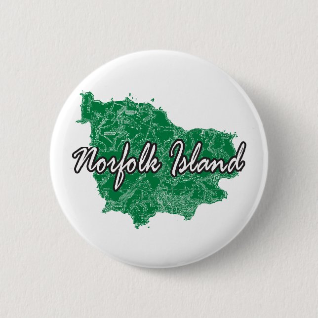 Norfolk Island 2 Inch Round Button (Front)