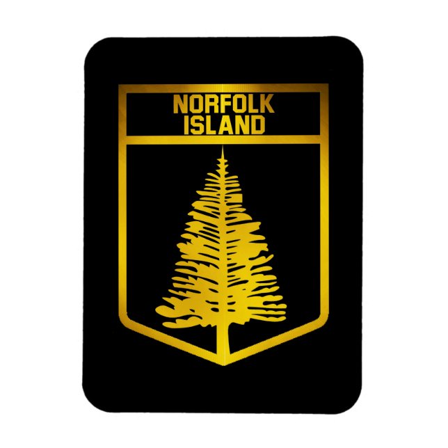 Norfolk Island Emblem Magnet (Vertical)