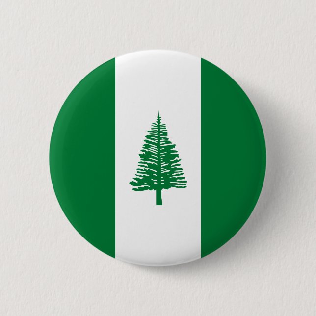 Norfolk Island Flag 2 Inch Round Button (Front)