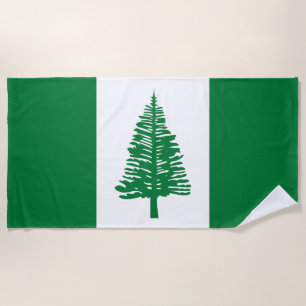Norfolk Island Flag Beach Towel