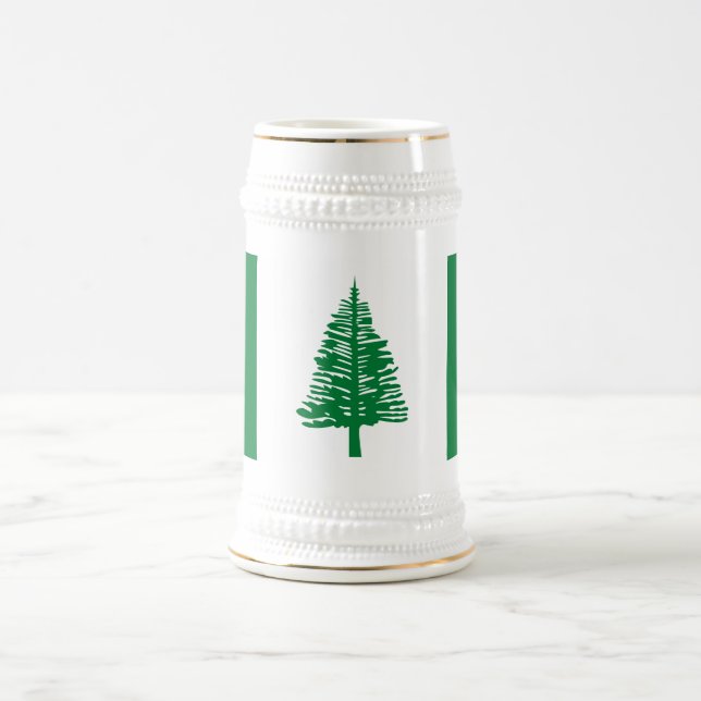Norfolk Island Flag Beer Stein (Center)