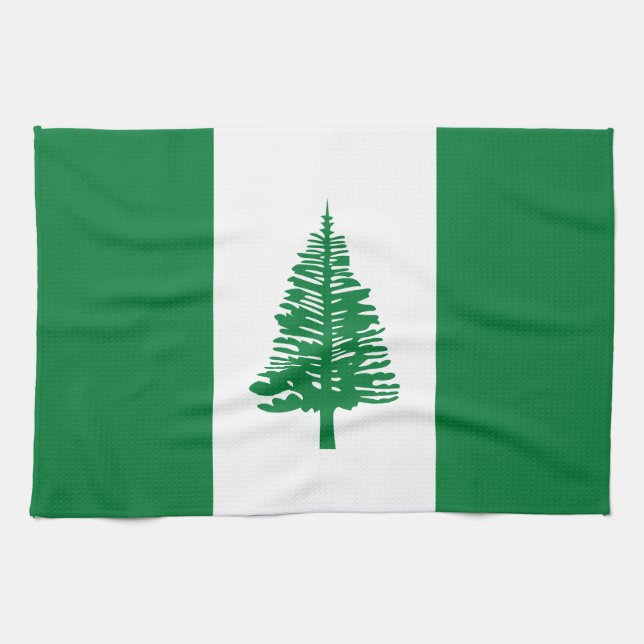 Norfolk Island Flag Kitchen Towel (Horizontal)