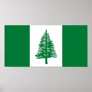 Norfolk Island Flag Poster