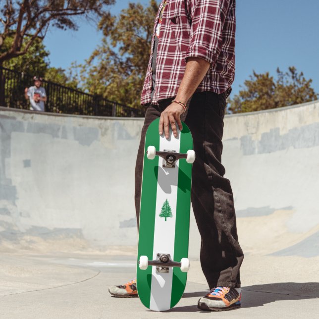 Norfolk Island flag Skateboard (Outdoor 2)