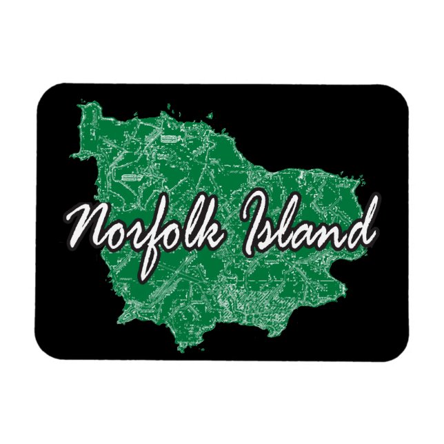 Norfolk Island Magnet (Horizontal)